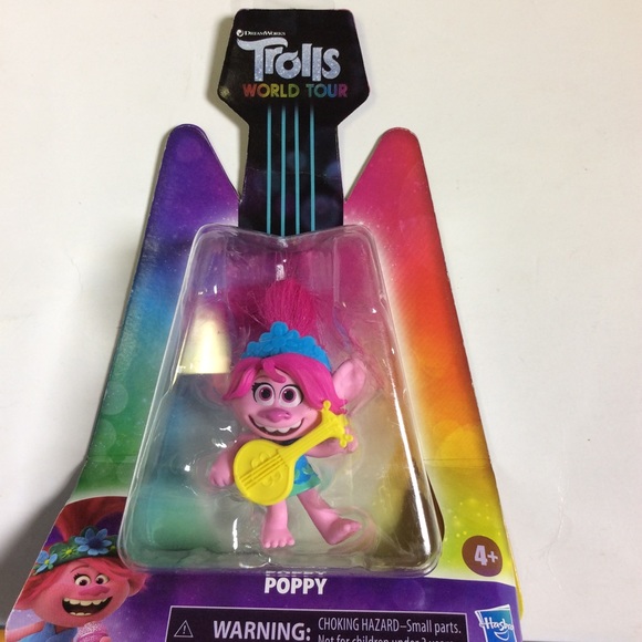 Trolls (6) 2 Poppy’s, 1 Harper Branch Cooper Tiny Diamond Cake Topper New in Box - Picture 6 of 13
